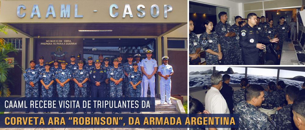 Visita Tripulantes Corveta ARA Robinson Armada Argentina