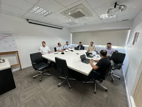 Reunião administrativa com a CCR ViaSul