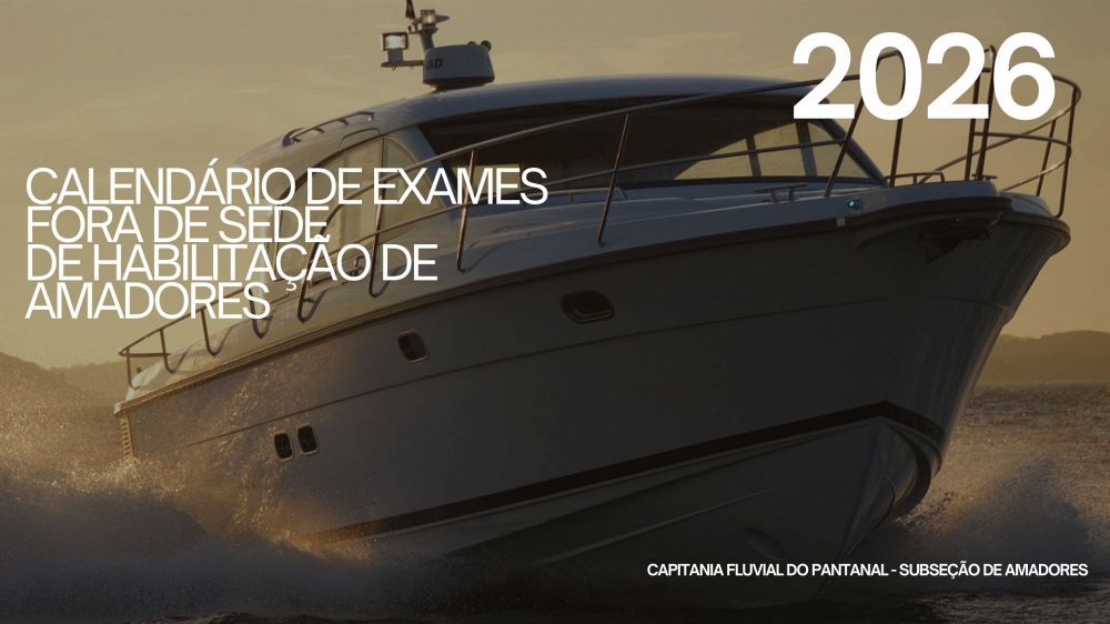 CALENDÁRIO DE EXAMES FORA DE SEDE DE HABILITAÇÃO DE AMADORES  2026
