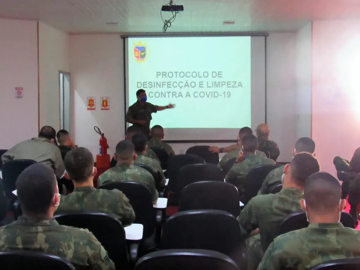 Ação faz parte da Operação Grande Muralha e busca o combate ao Coronavírus dentro das OM