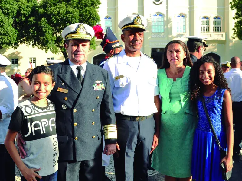 Familiares prestigiaram as praças promovidas