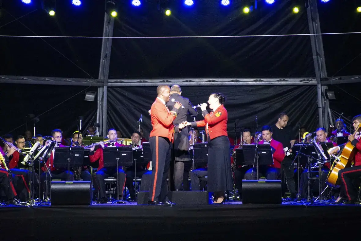 Banda Sinfônica do CFN foi a atração principal do evento