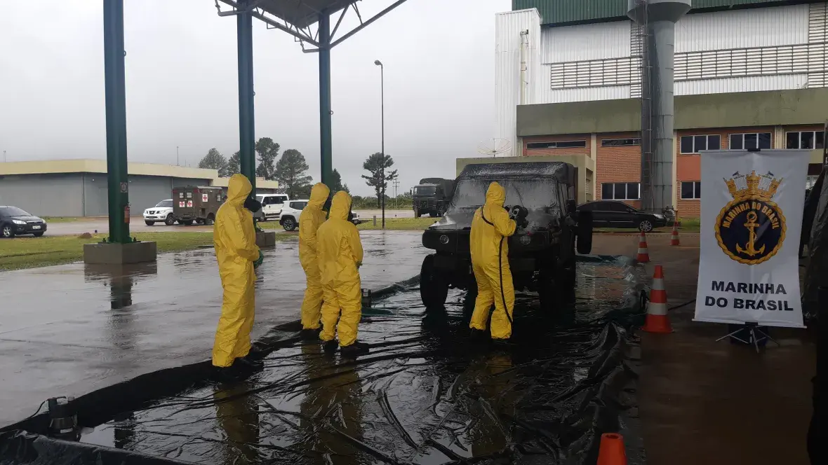 Fuzileiros Navais permanecem na Base Aérea de Anápolis pelos próximos dias em apoio à Operação Regresso
