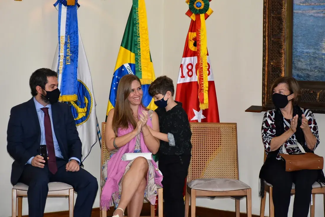 Familiares do homenageado acompanharam a cerimônia