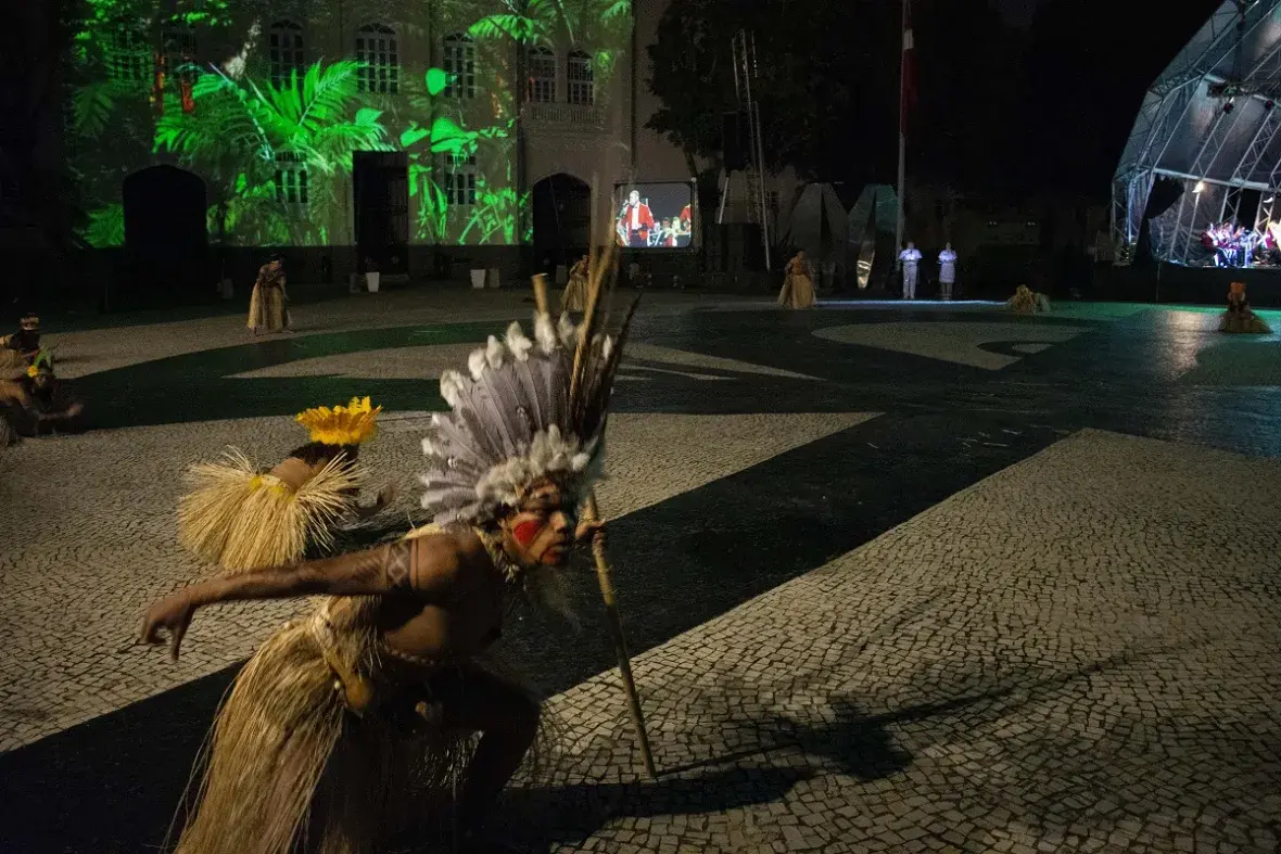 Evento contou um pouco da história do Brasil