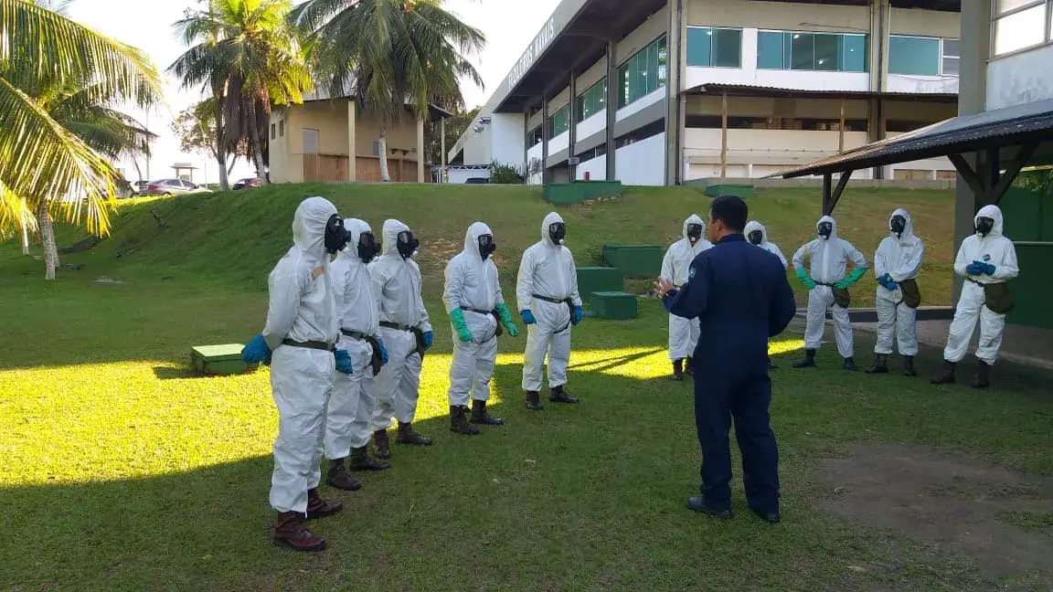 1ºBatalhão de Operações Ribeirinhas formou 14 militares no 14° Estágio Básico de Defesa Nuclear, Biológica, Química e Radiológica