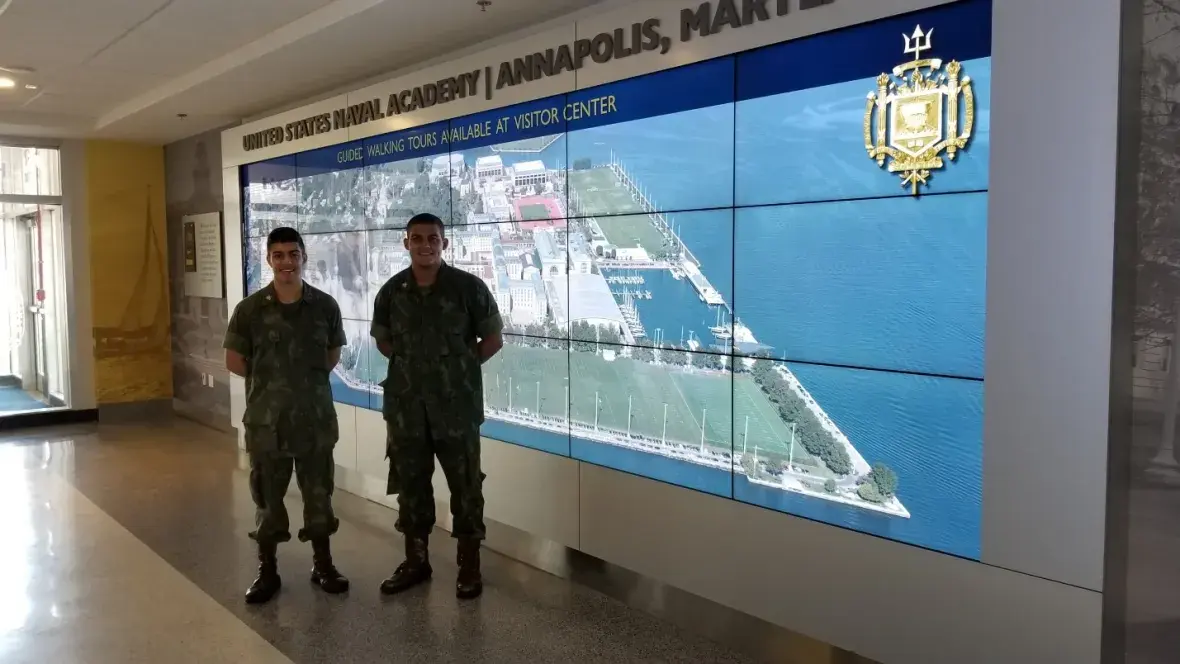Os Aspirantes tiveram a oportunidade de conhecer diversas Organizações Militares do USMC