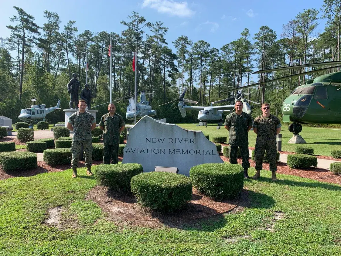 A Base do Marine Corps em Camp Lejeune é a maior da costa leste dos Estados Unidos