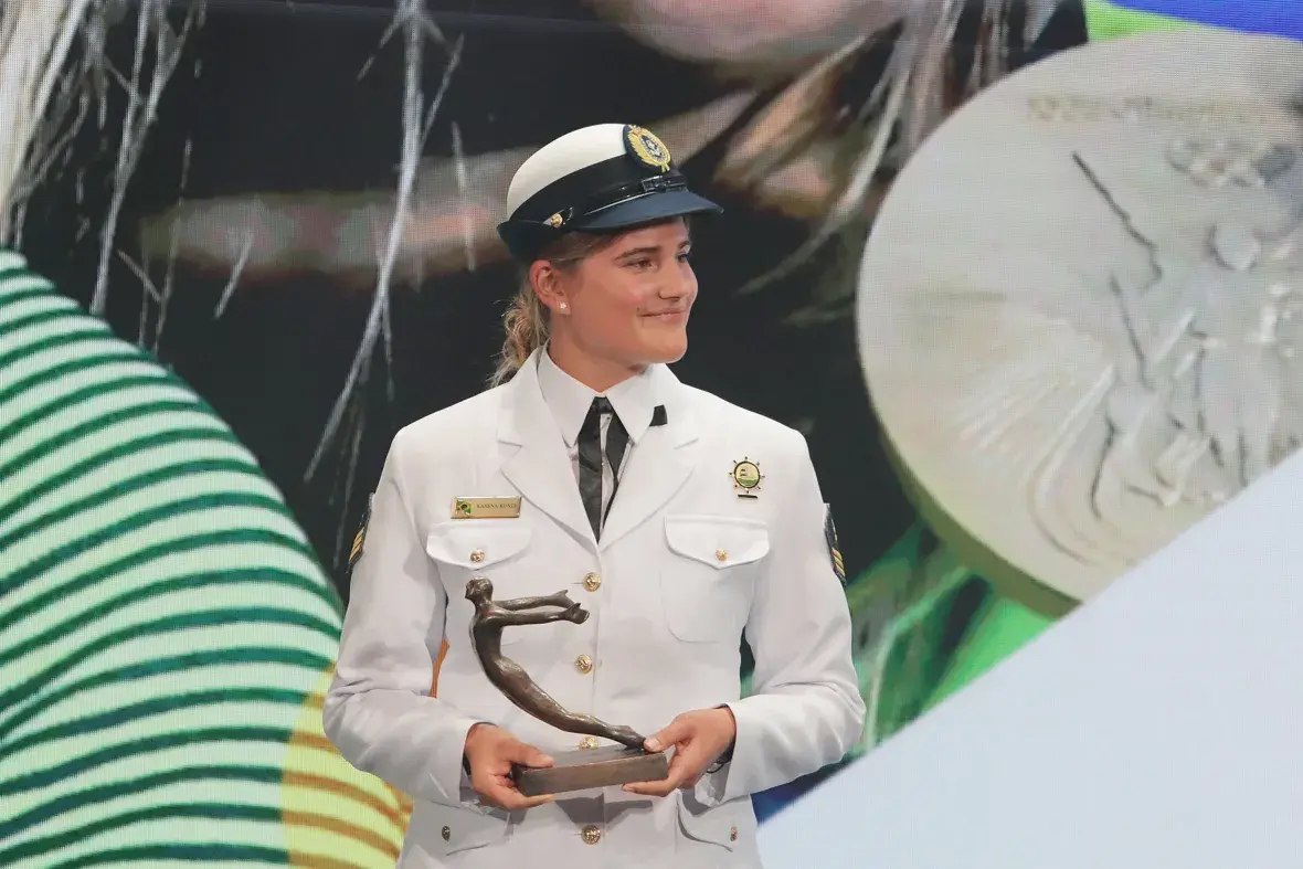 A Sargento Kahena Kunze foi uma das premiadas da noite