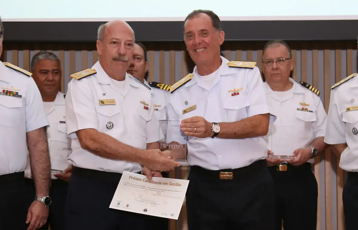 Comando do Pessoal de Fuzileiros Navais foi agraciado com o Prêmio Excelência em Gestão