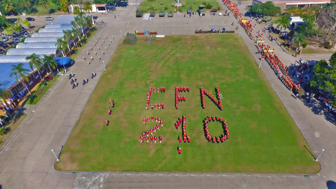 Banda Marcial homenageou os 210 anos do CFN