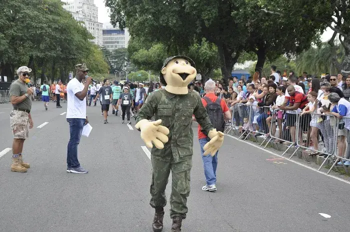 Navalzinho ajudou a animar os participantes