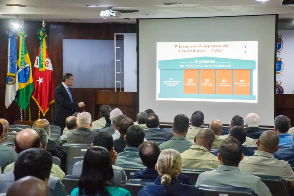Palestra teve como objetivo contribuir para a manutenção de uma cultura de integridade institucional