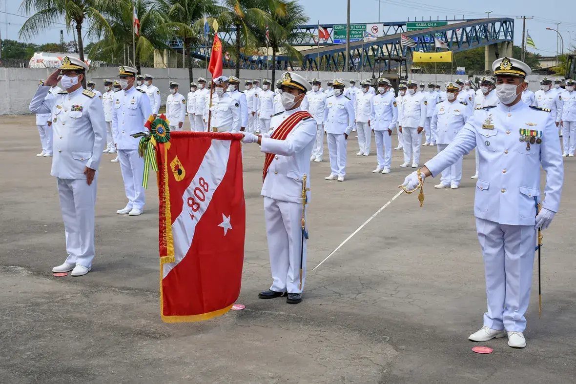 Batalhão de Engenharia de Fuzileiros Navais foi agraciado com Medalha Mérito Tamandaré