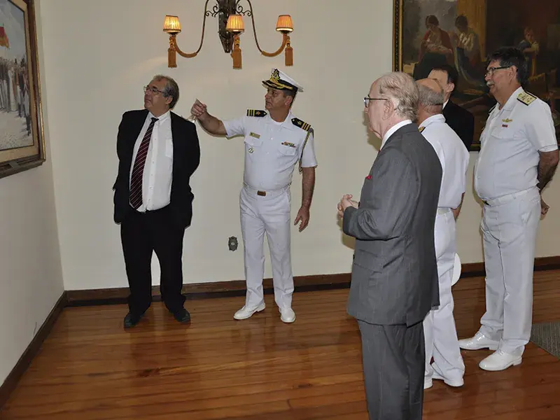 Durante a visita, os membros do TRF2 conheceram a sede do CGCFN