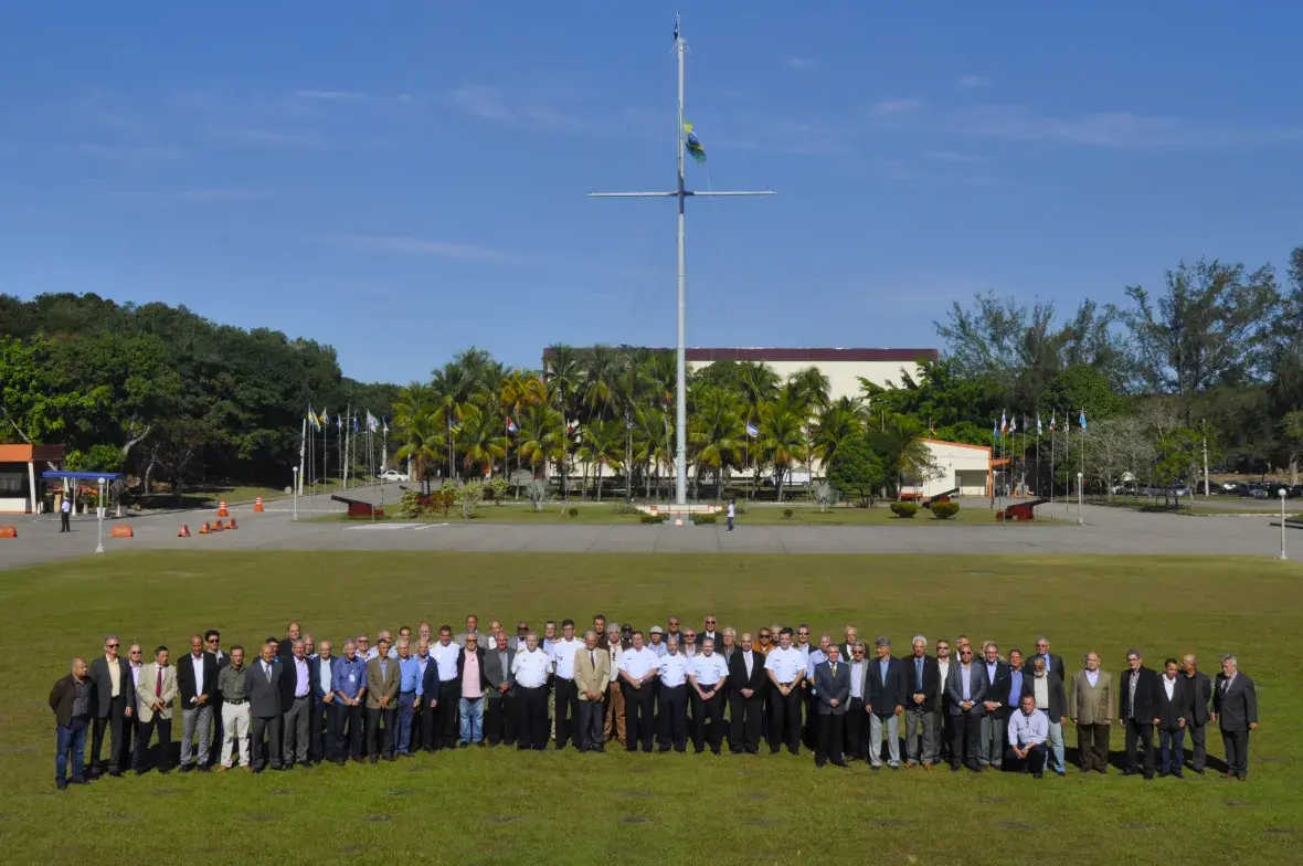 Capitães de Mar e Guerra veteranos se reuniram no CIASC para mais uma edição do encontro anual