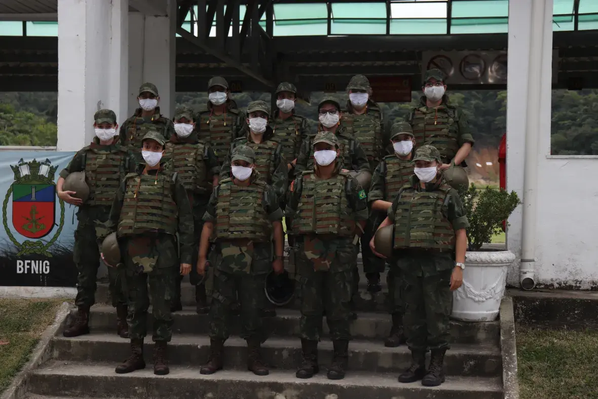 BFNIG conduziu Adestramento Tático Individual para Militares Femininas