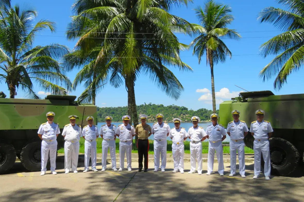 CFN reúne comitivas estrangeiras no Complexo Naval da Ilha do Governador