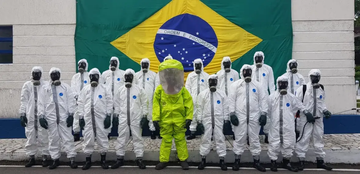 Vinte militares foram preparados para atuar em ações de combate ao novo coronavírus