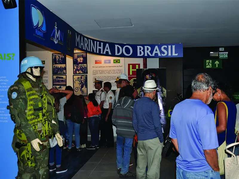 Quase 20 mil pessoas visitaram a mostra do Corpo de Fuzileiros Navais no AquaRio