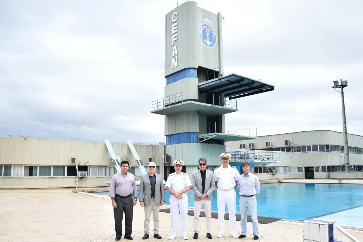 Representantes do COB visitaram o Centro de Desportos da Marinha (CDM) e o CEFAN