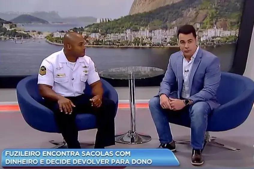 O militar concedeu uma entrevista ao programa Balanço Geral da TV Record