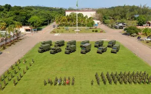Entrega do primeiro de sete lotes do total de 90 viaturas no CIASC