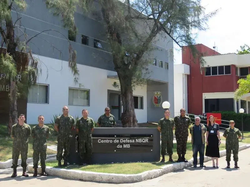 Comitiva do Ministério da Defesa conheceu instalações da Organização Militar