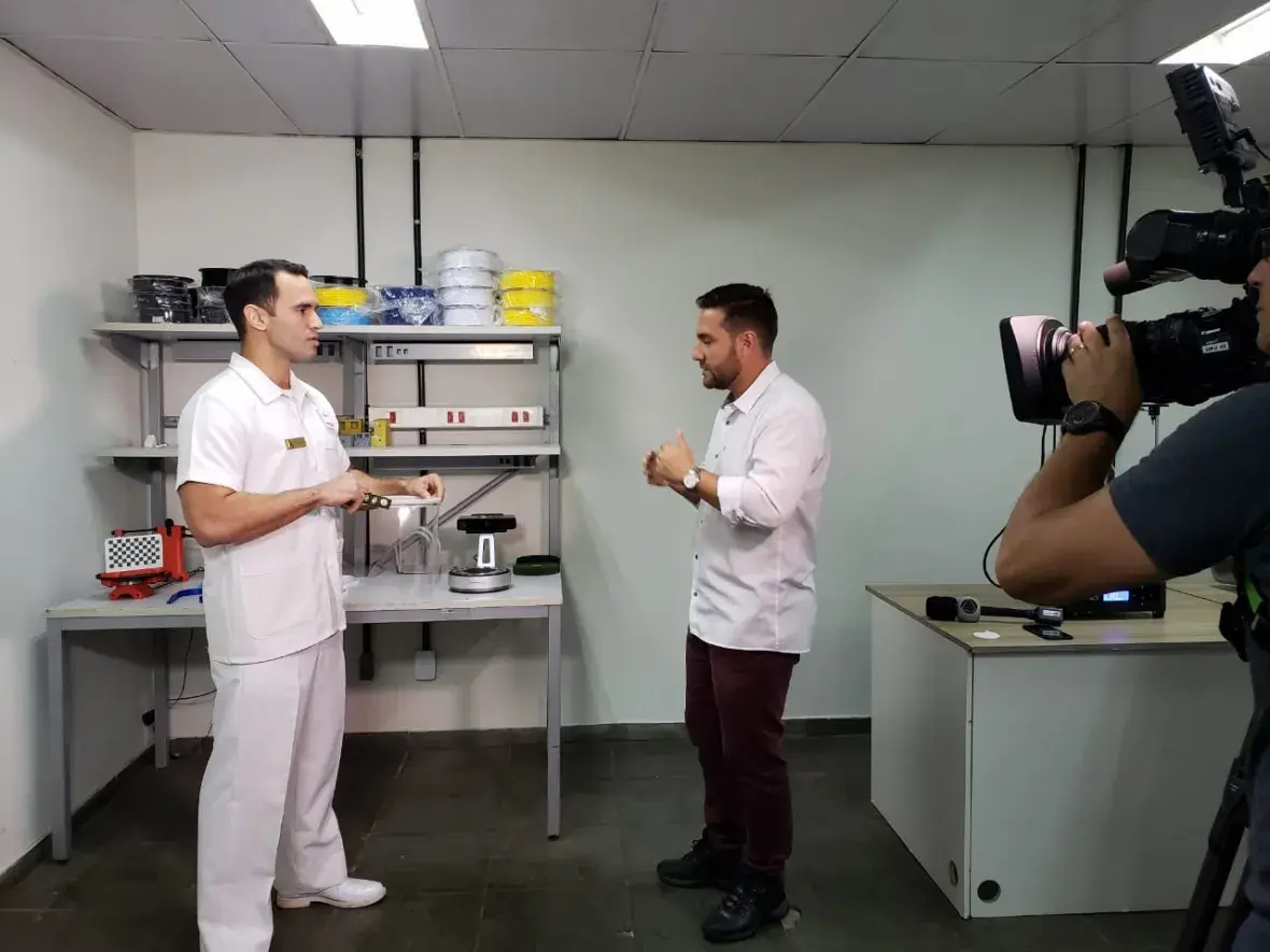 Reportagem sobre o processo de fabricação das máscaras foi exibida no Balanço Geral, da TV Record