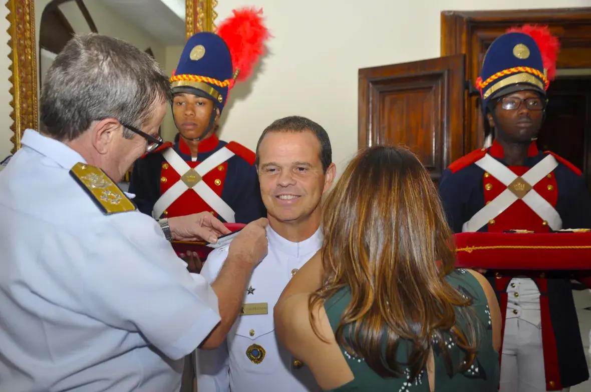 Contra-Almirante (FN) Carlos Chagas foi promovido ao posto de Vice-Almirante