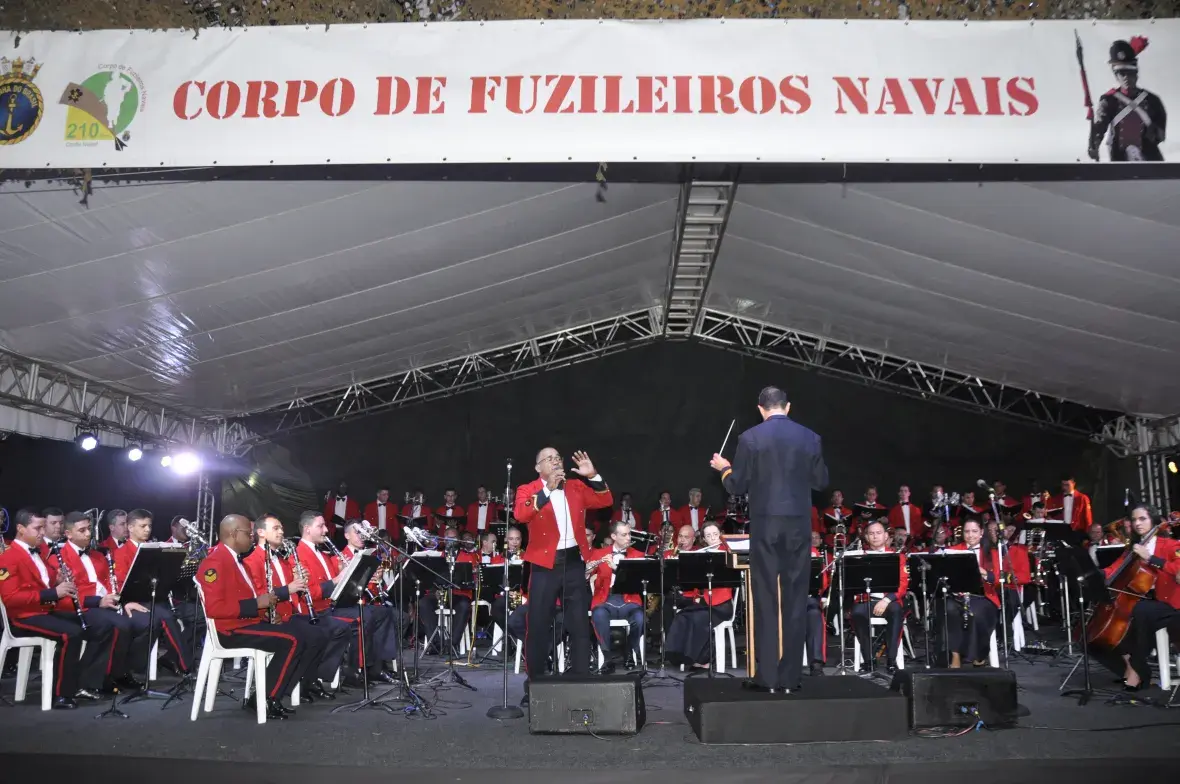 Banda Sinfônica do CFN apresentou ritmos dos países da CPLP