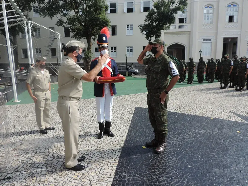 A Companhia de Polícia do Batalhão Naval ficou em 2º lugar