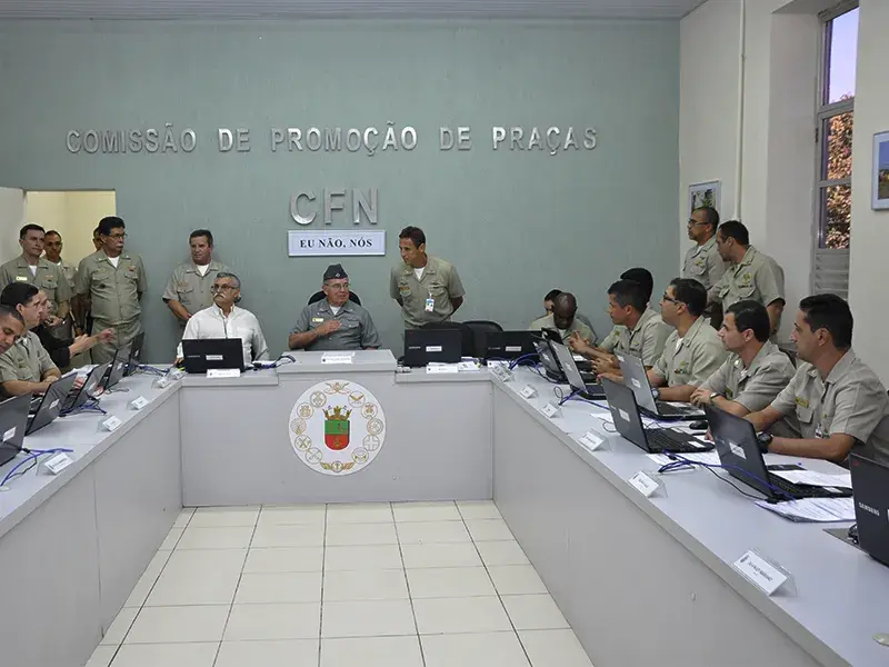 O CM visitou, à ocasião, a Comissão de Promoção de Praças do CPesFN