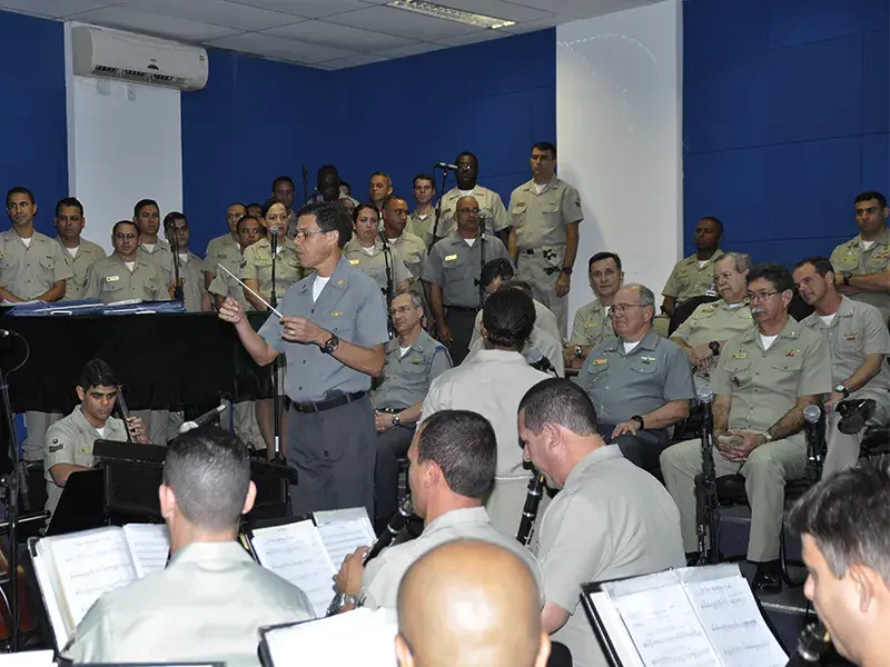 Banda Sinfônica do CFN realiza apresentação especial para a ocasião