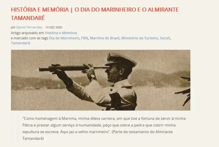 Fundação Biblioteca Nacional presta homenagem à Marinha do Brasil