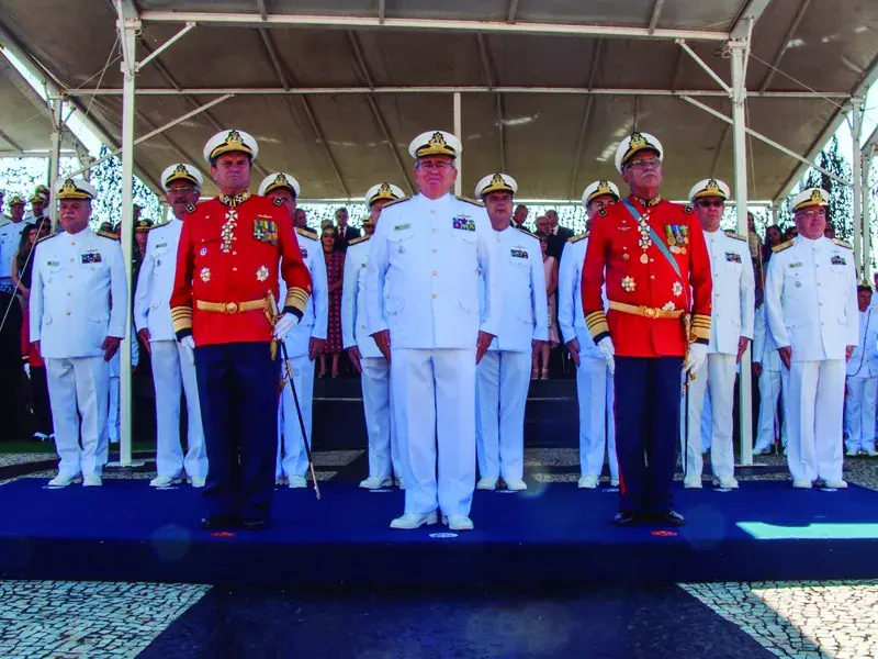 A cerimônia foi presidida pelo Comandante da Marinha, Almirante de Esquadra Eduardo Bacellar Leal Ferreira
