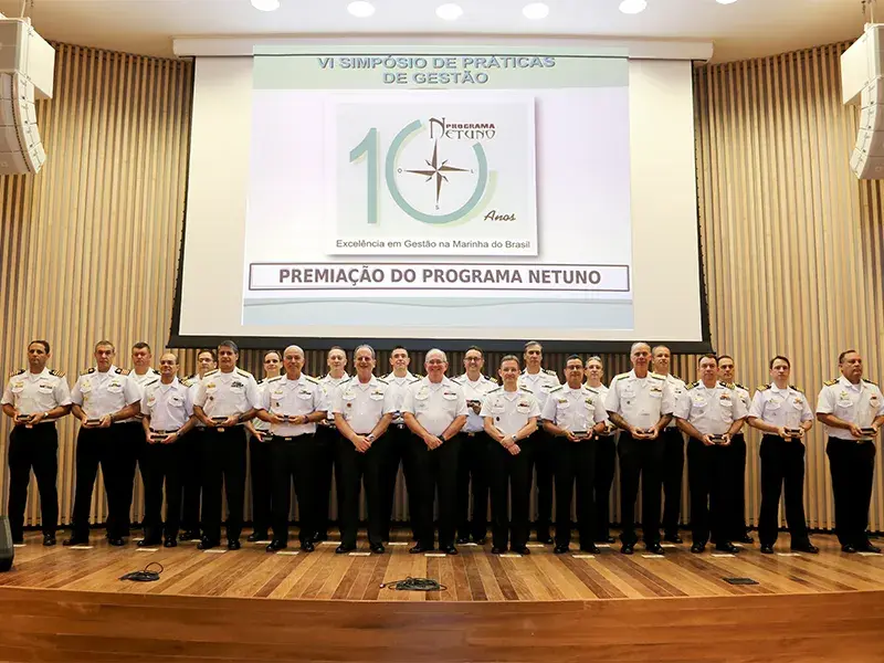 O Batalhão Naval foi condecorado com o Prêmio Categoria Especial, no VI Simpósio de Práticas de Gestão