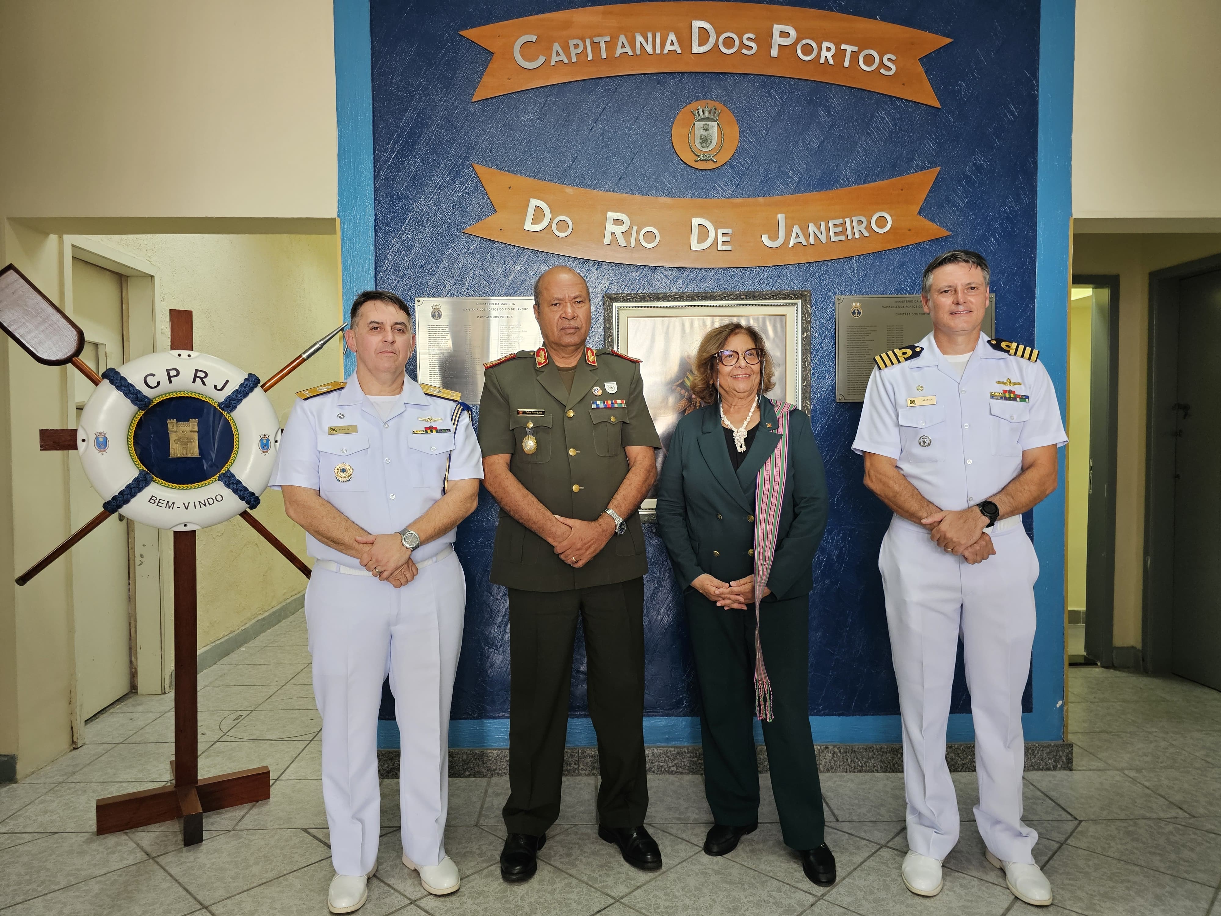CPRJ recebe visita de Delegação Diplomática-Militar do Timor-Leste