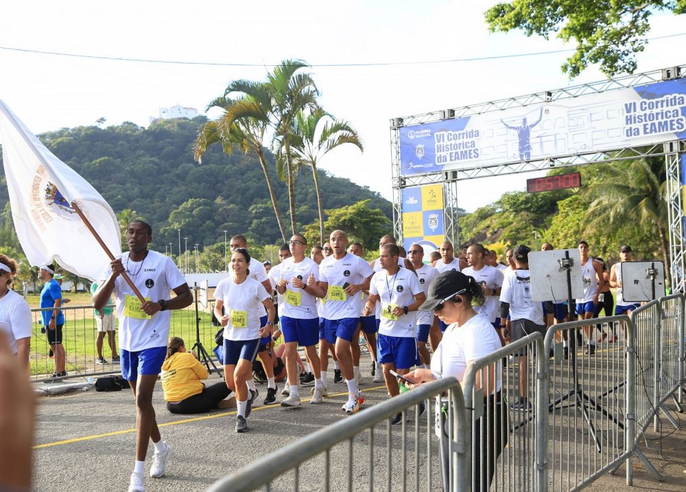 Momento da chegada do pelotão da Turma ROMEO