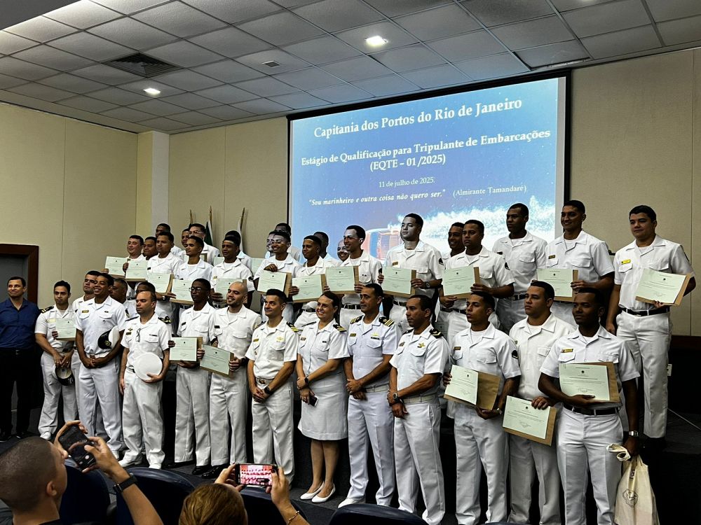 CPRJ forma a primeira turma de qualificação de Marinheiros Temporários no âmbito do Com1DN