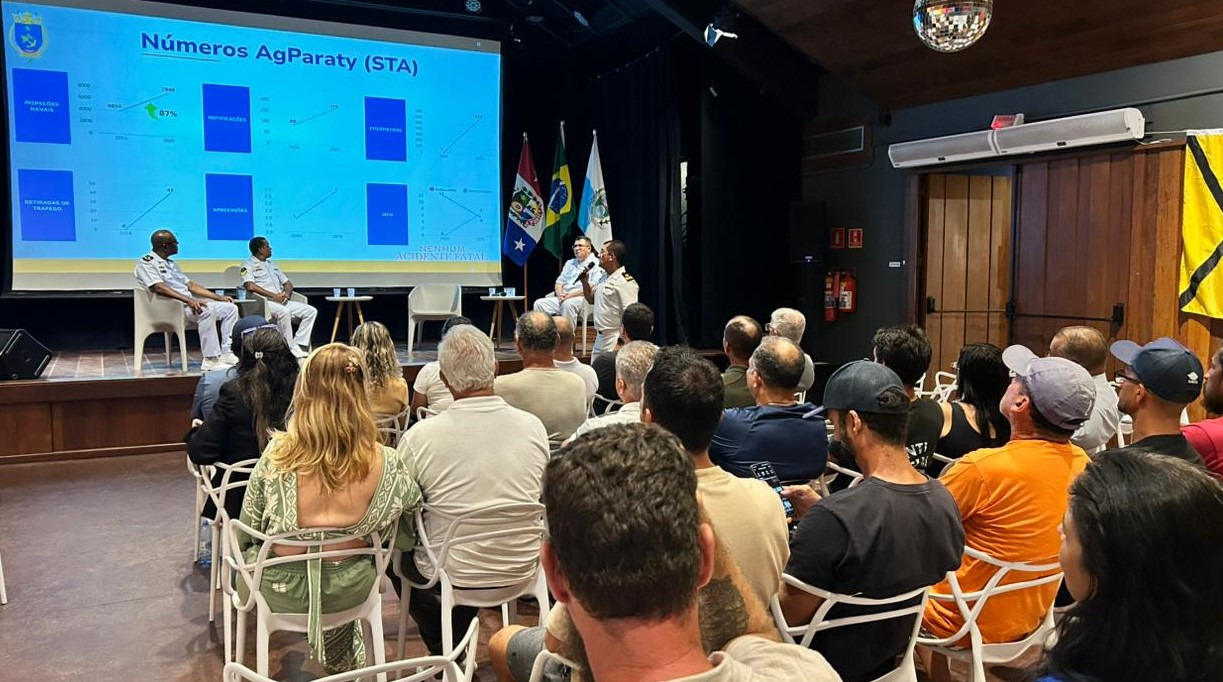 AgParaty realiza o 1º Seminário “Navegar com Segurança: Paraty em foco”