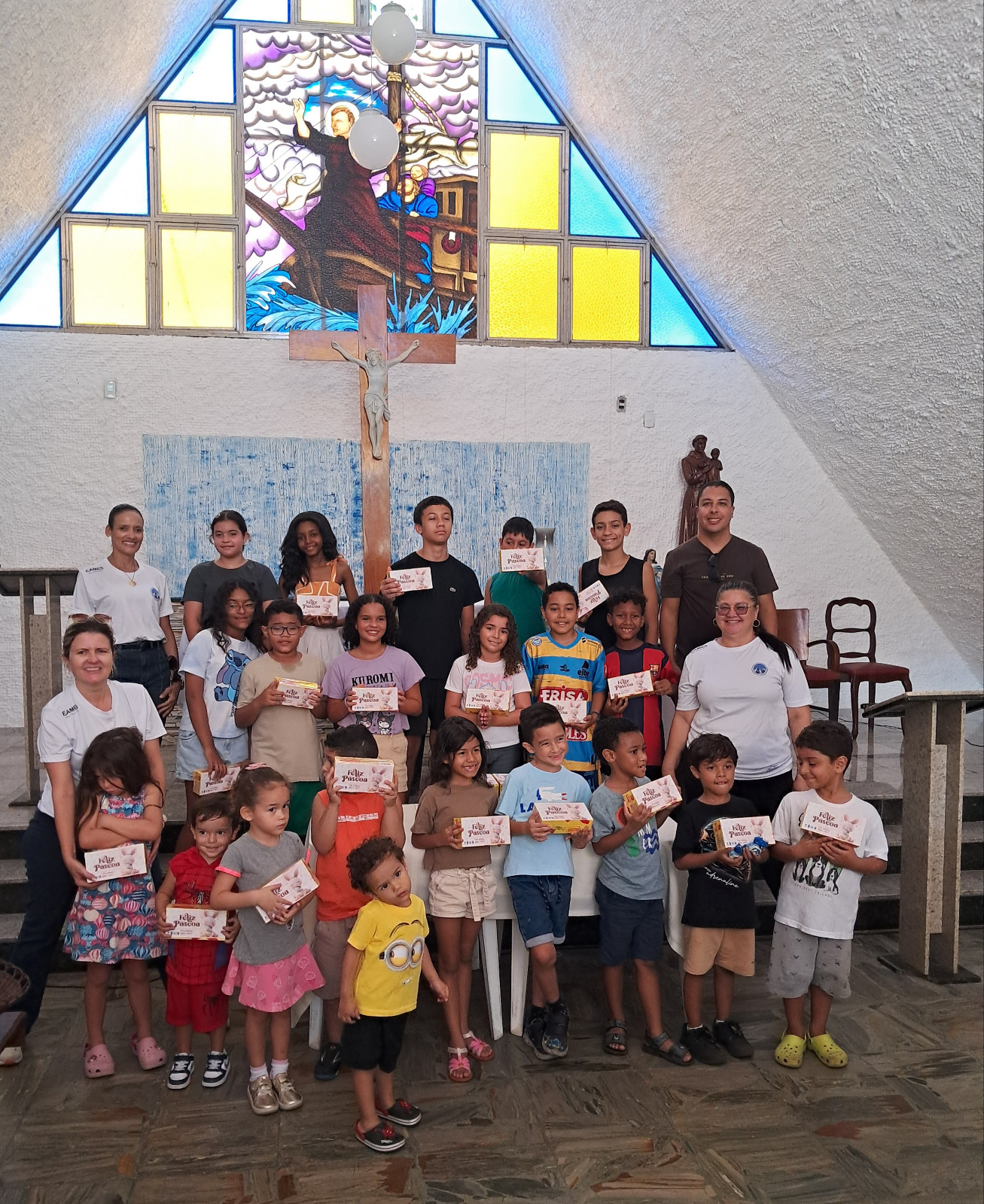 Celebração de Páscoa na EAMES reuniu Família Naval do Espírito Santo
