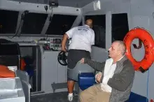 CPBA resgata  tripulante ferido em embarcação pesqueira
