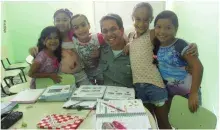 Reforço de Matemática é ministrado no Espaço Cultural Marcílio Dias.