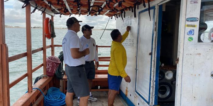 Inicio da visitação pública ao Navio-Patrulha “Graúna”