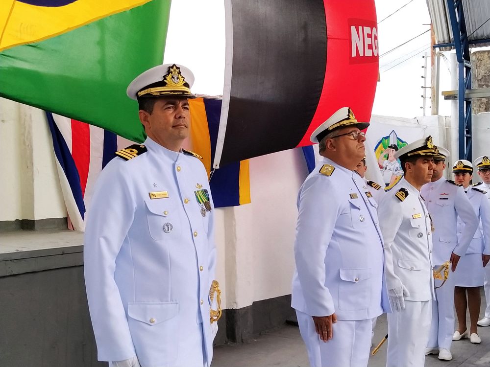 A Cerimônia foi presidida pelo Comandante do 3º Distrito Naval, Vice-Almirante Jorge José de Moraes Rulff