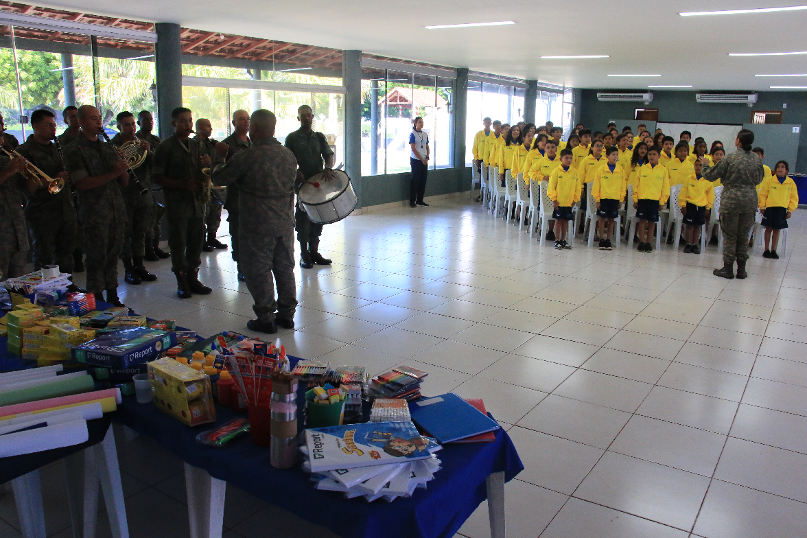 Evento contou com participação da Banda de Música do Com6ºDN
