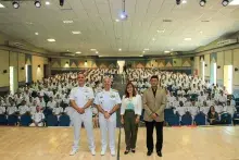 Comandante do Com6ºDN e palestrantes do Simpósio