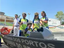 Alunos do instituto Jaiminho