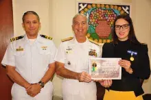 C Alte Arentz com a Deputada Estadual Janaína Riva e o Capitão dos Portos de Mato Grosso, CC Cristiano